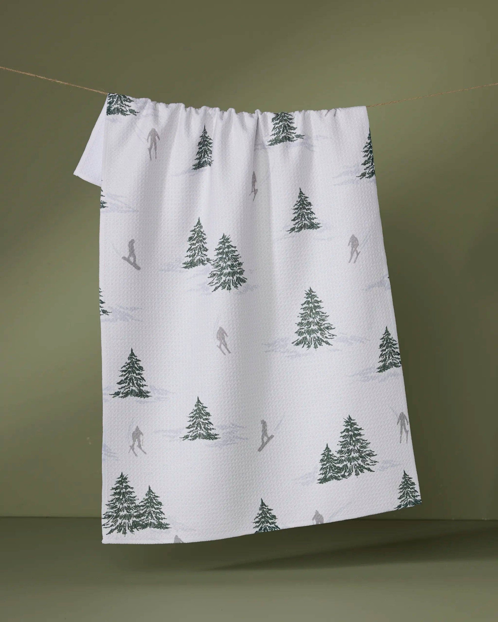 Evermont Geometry Kitchen Tea Towel made from recycled materials with ultra-absorbent Geoweave fabric.