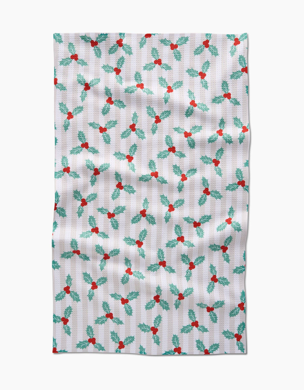 Mistle Stripe Geometry Kitchen Tea Towel made from recycled materials, ultra-absorbent and quick-drying.