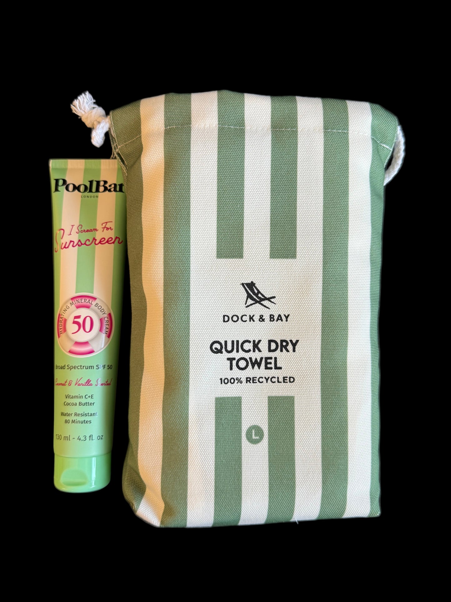 Towel and Sunscreen Summer Bundle
