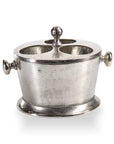 Alloy Three Bottle Wine Holder - Nickel