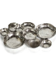 Cluster of Nine Serving Bowls - Nickel