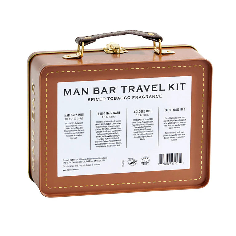 Man Bar Travel Kit - Spiced Tobacco