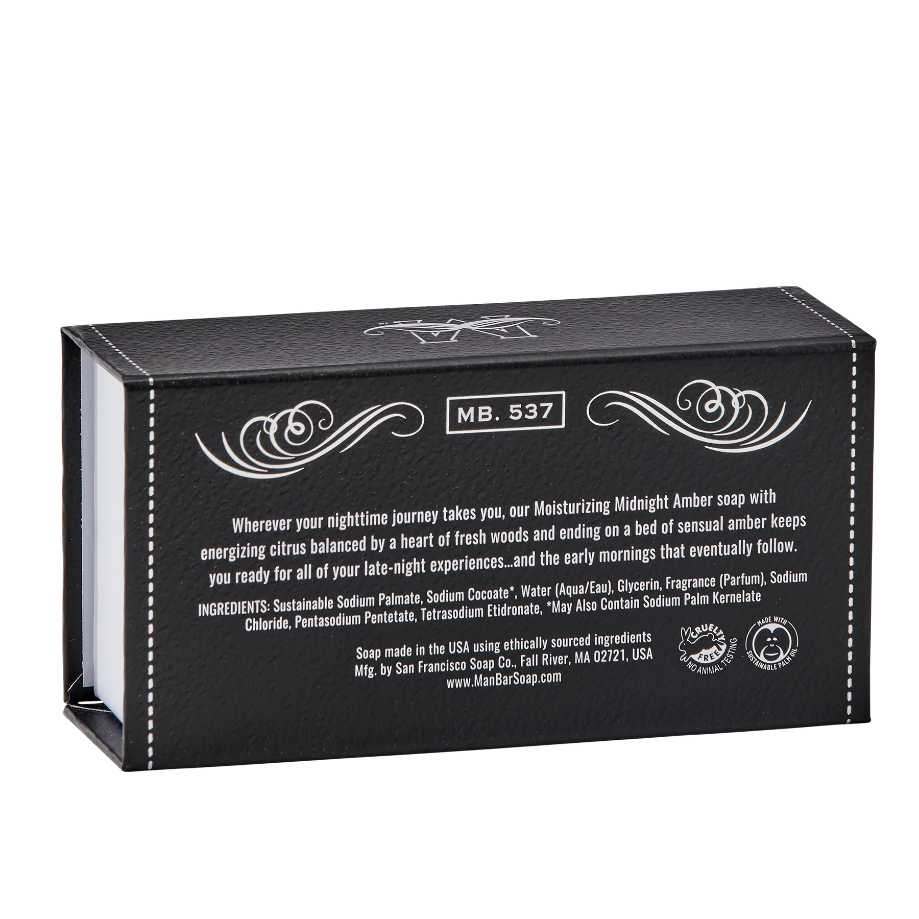 Man Bar Soap - Midnight Amber