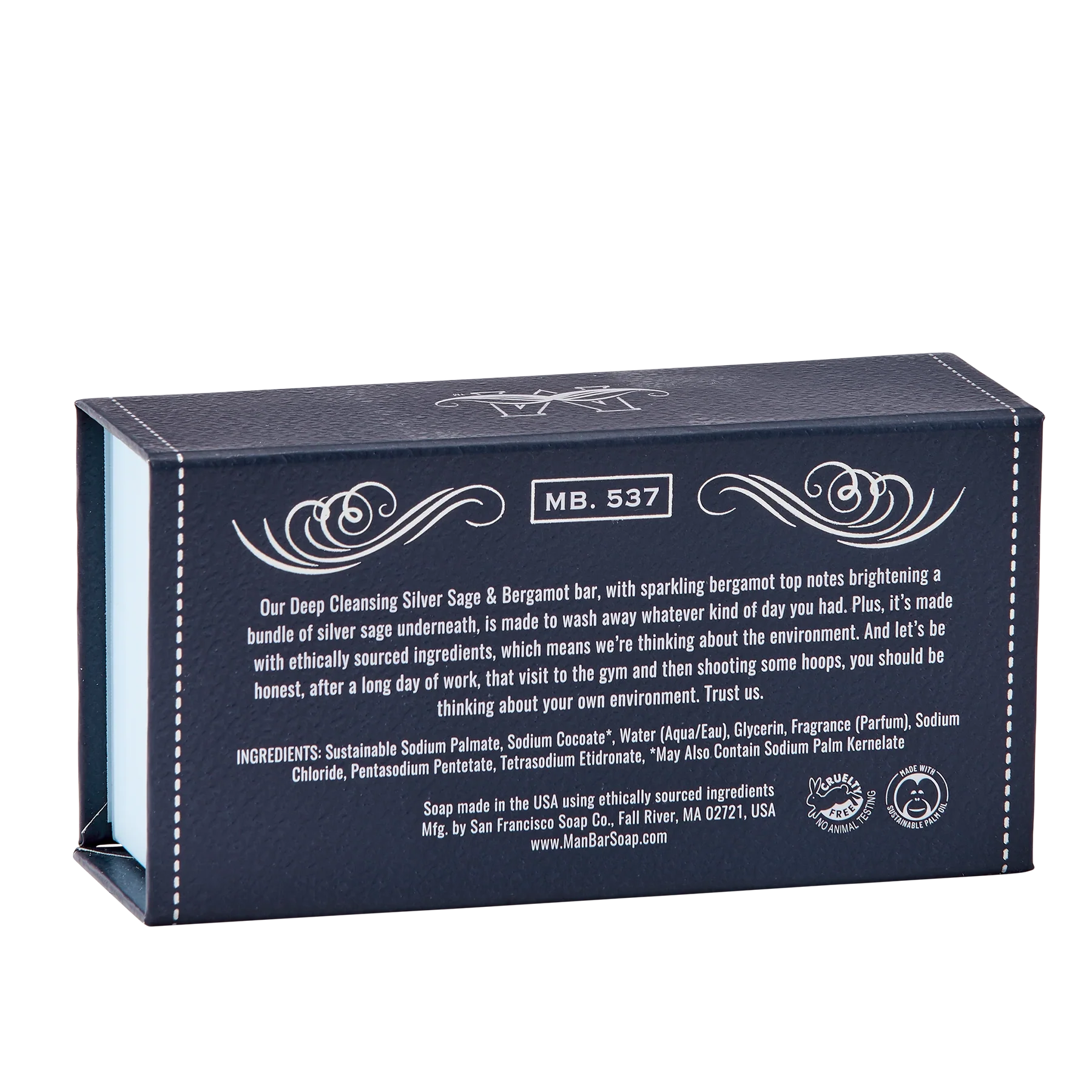 Man Bar - Silver Sage + Bergamot