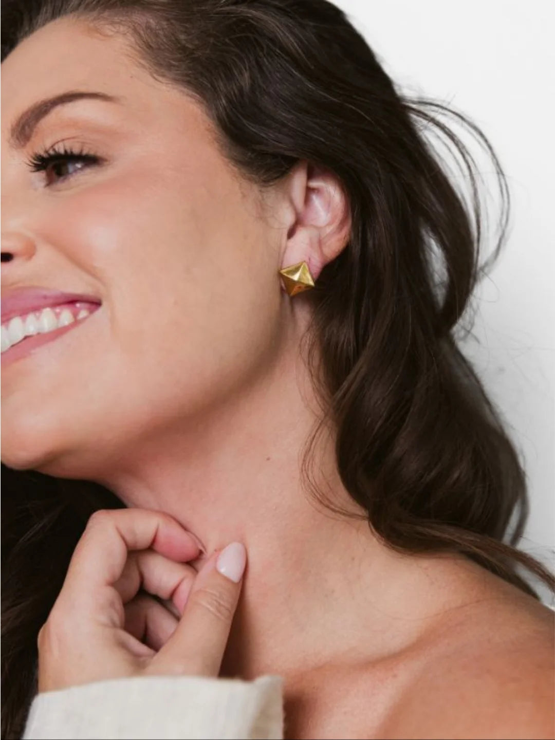 MELROSE STUDS 20mm - GOLD
