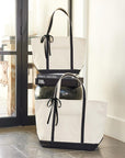 Bow Luxe Canvas Tote - Medium