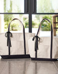 Bow Luxe Canvas Tote - Medium