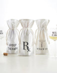 Muslin Wine Bag - Rx Prescription