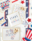 Foil Beverage Napkins - 4th of July
