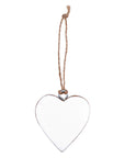 Enamel + Wood Heart Ornaments