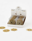 Gold Snowflake Stemware Collars