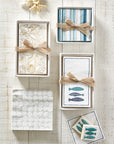Ceramic Guest Napkin Tray + Napkins - Fish