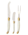 Cheese Knife Set - Set of 3 - Pearl