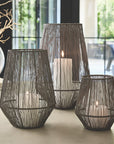 Metal Wire Tabletop Lantern - Medium