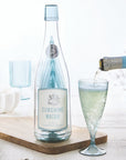 Acrylic Champagne Bottle + Glasses - Sunshine Water