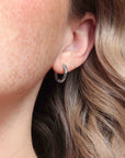 TARA HUGGIES 20mm - SILVER - reversible