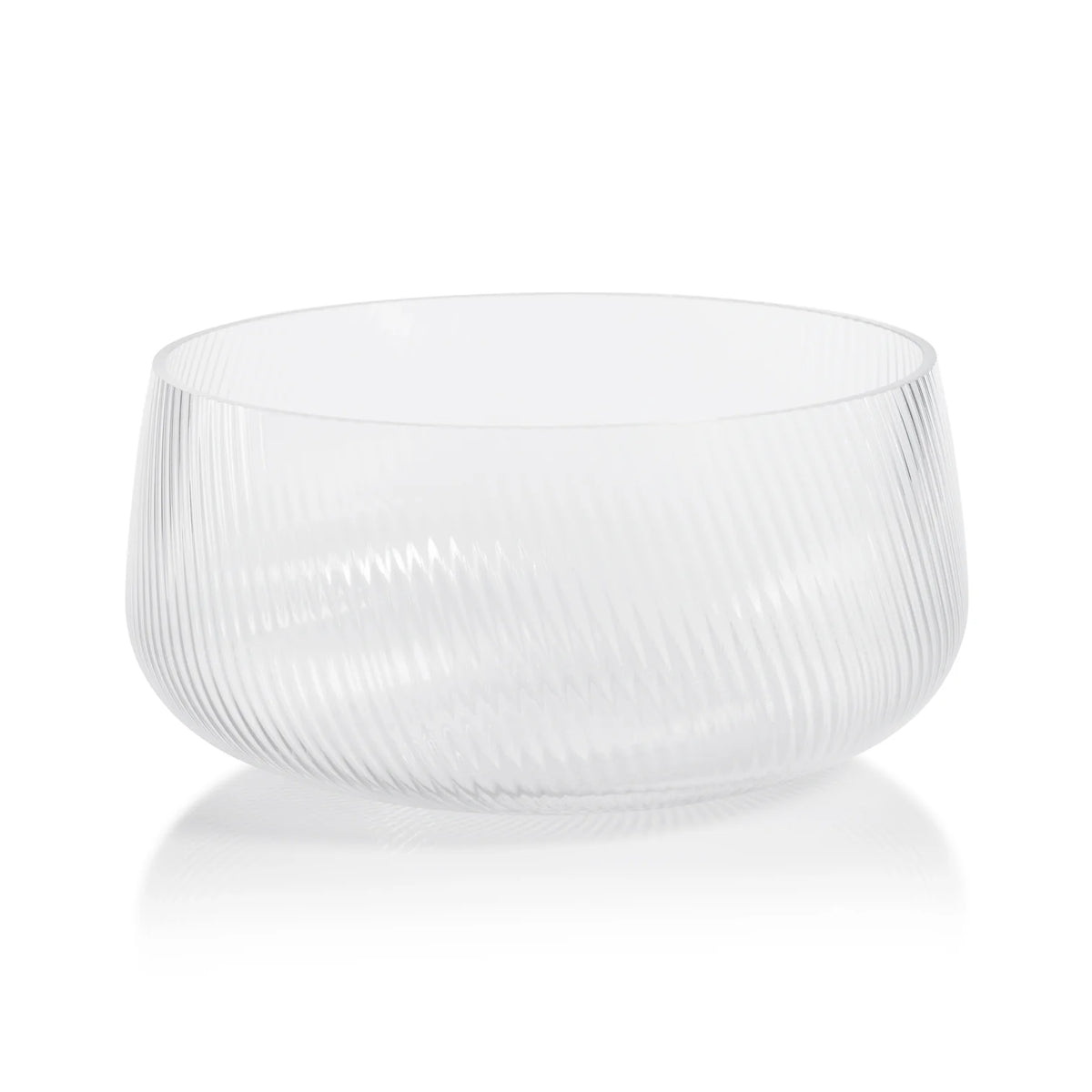 The Connaught Rippled Glass Bowl 10.75"