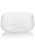 The Connaught Rippled Glass Bowl 10.75"