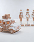 LED Resin Gingerbread Car – Light-Up Christmas Décor