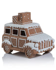 LED Resin Gingerbread Car – Light-Up Christmas Décor