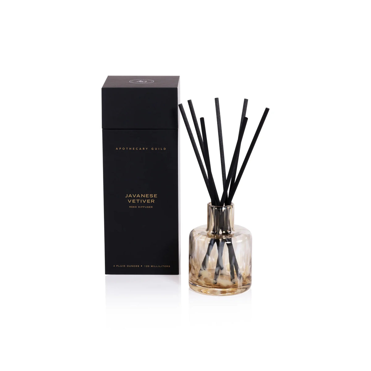 Apothecary Guild Opal Glass Reed Diffuser - Javanese Vetiver