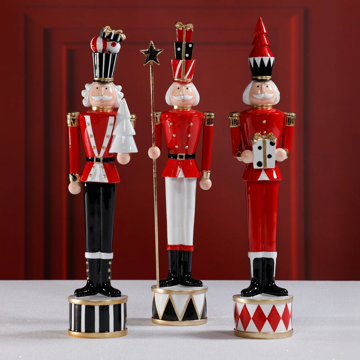 The Twinkle Troop Christmas Nutcracker Figurines – 18", 3 Assorted Styles - SOLD SEPARATELY