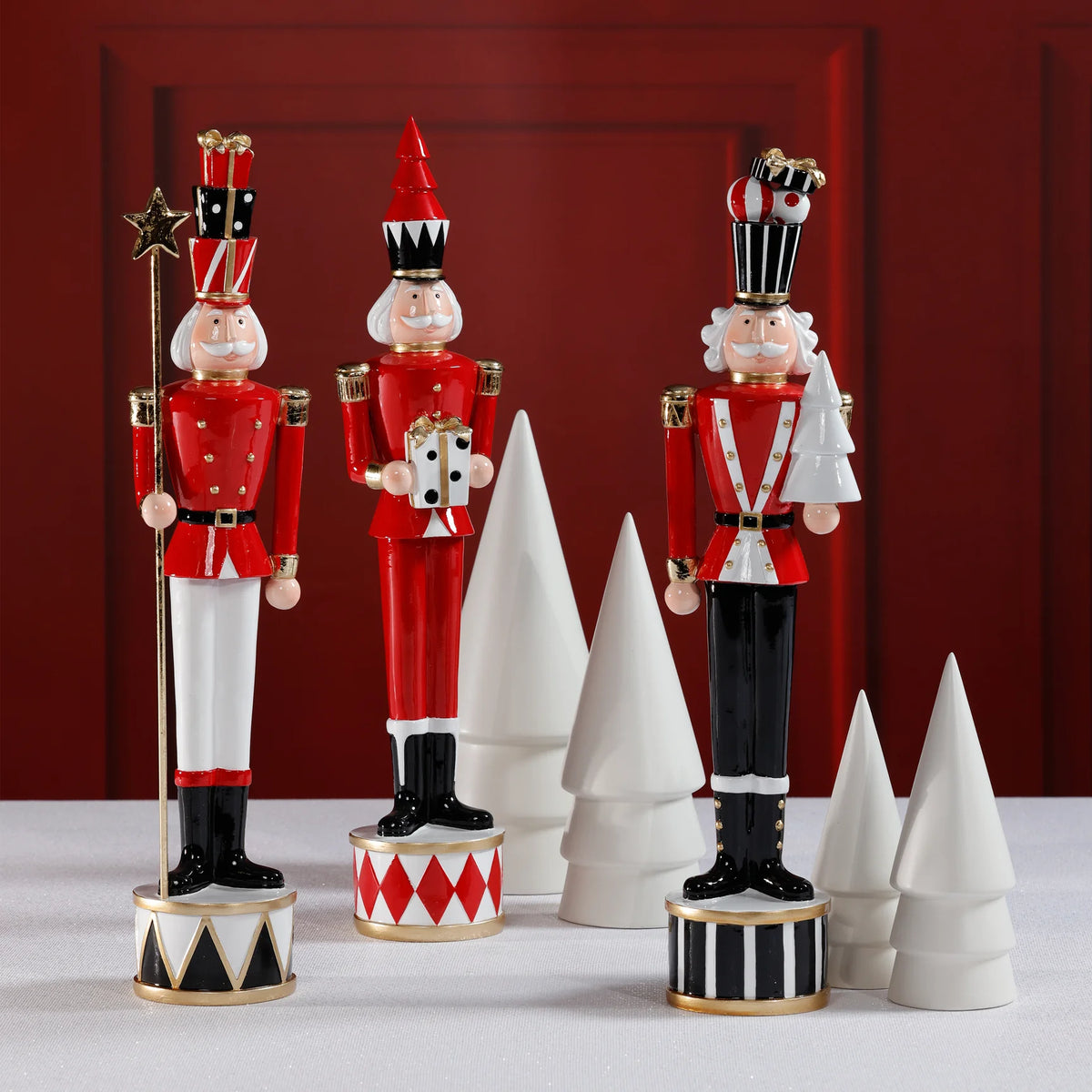 The Twinkle Troop Christmas Nutcracker Figurines – 18", 3 Assorted Styles - SOLD SEPARATELY