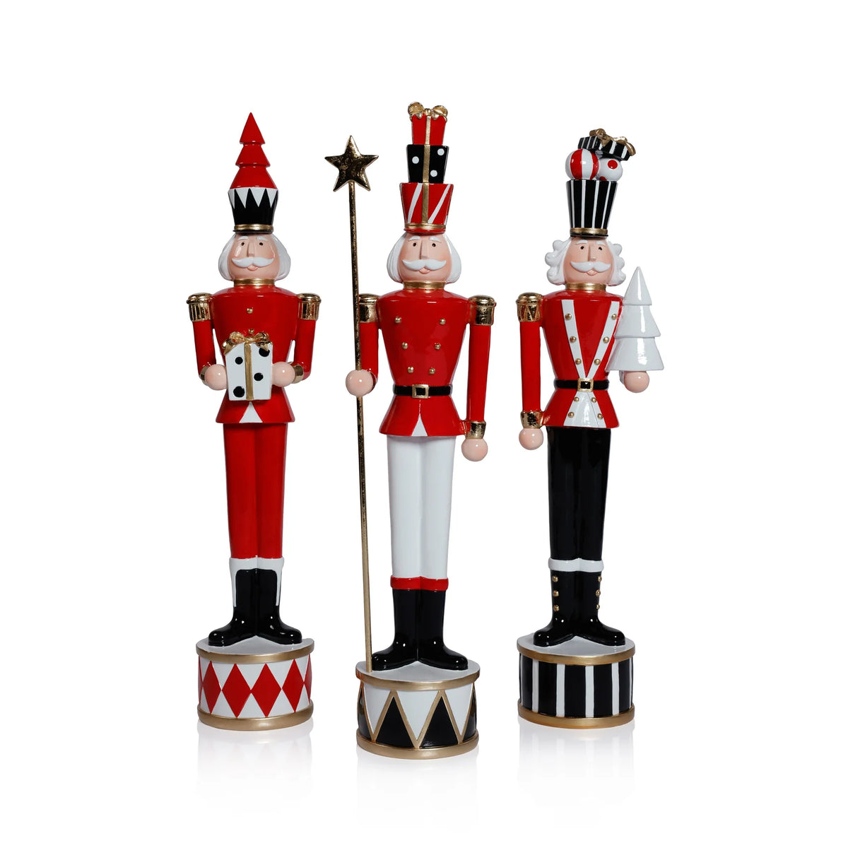 The Twinkle Troop Christmas Nutcracker Figurines – 18", 3 Assorted Styles - SOLD SEPARATELY