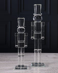 Glass Christmas Nutcracker – 12-Inch Holiday Décor