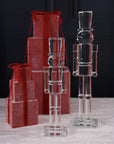 Glass Christmas Nutcracker – 12-Inch Holiday Décor