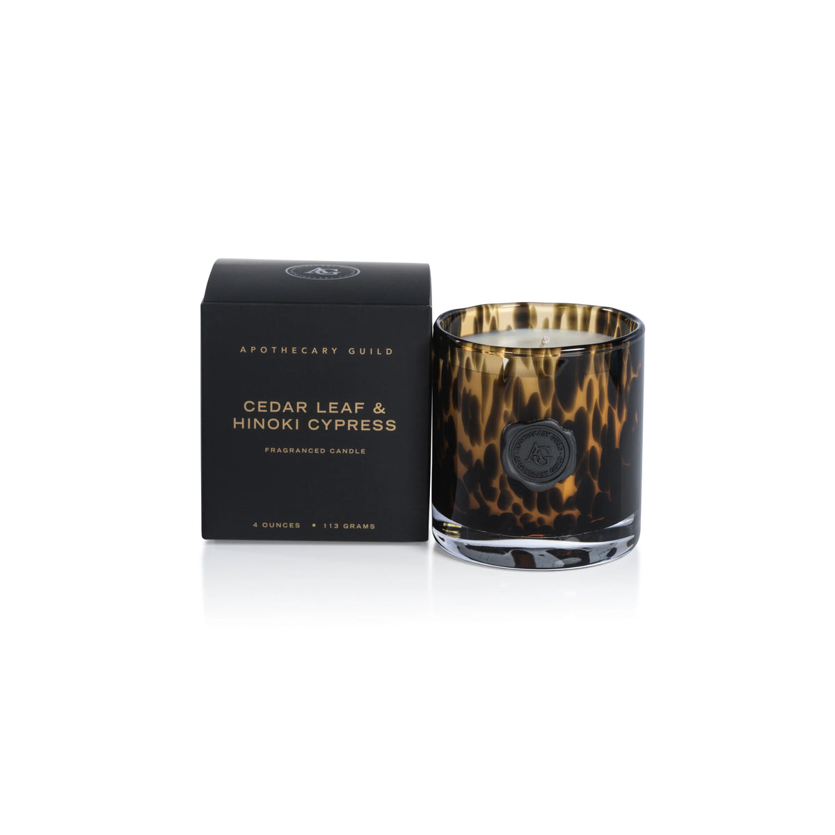 Apothecary Guild Opal Glass Mini Candle Jar - Javanese Vetiver