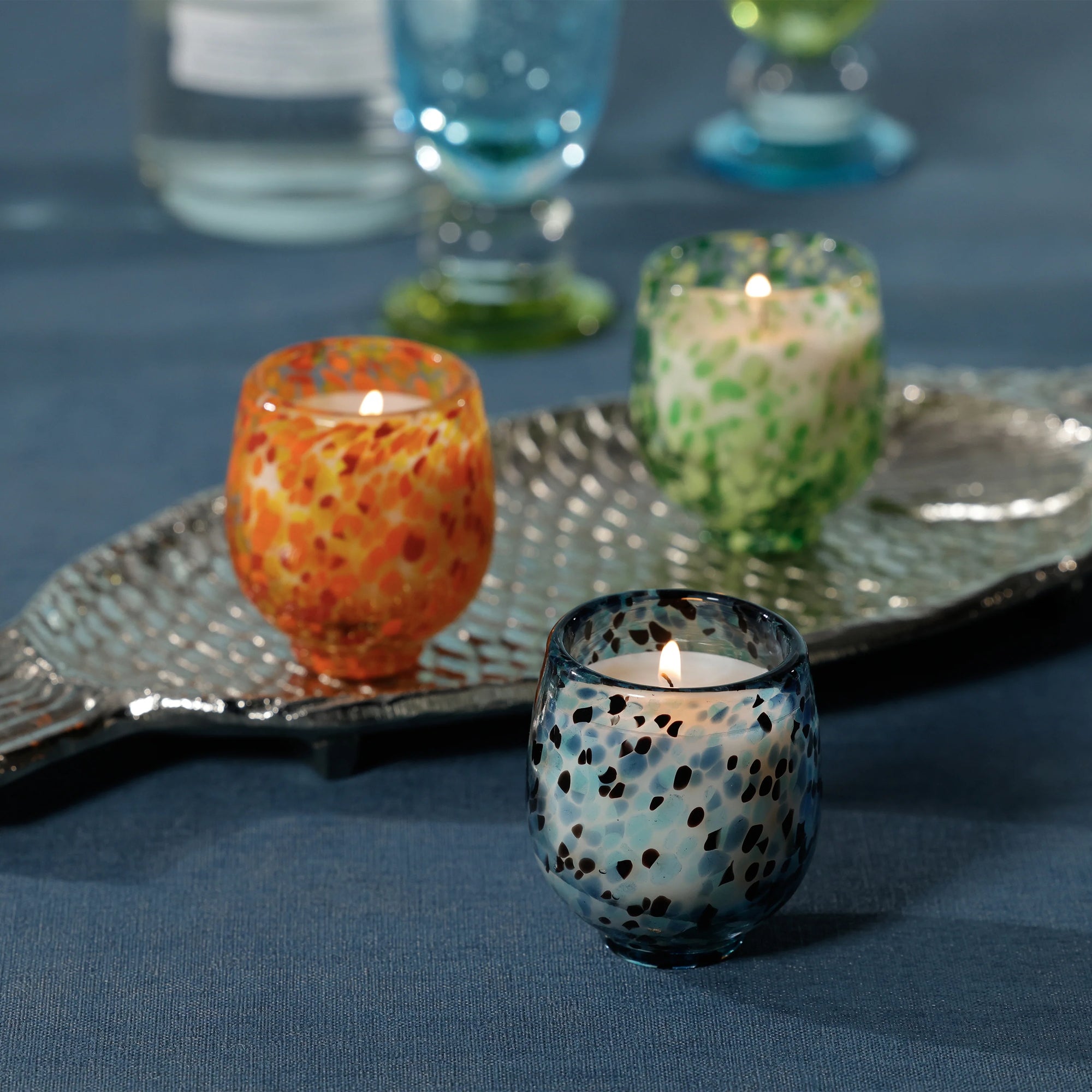 Speckled Shot Glass Candle
