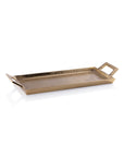 La Réserve Alloy Tray - Dark Gold - 14 in