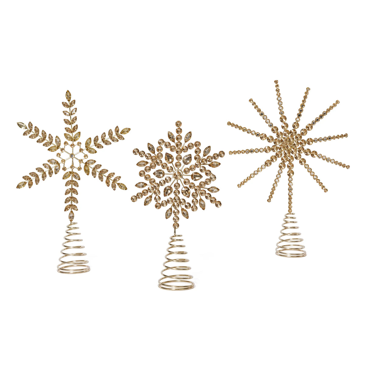 Jeweled Christmas Tree Topper – Small, Medium &amp; Large