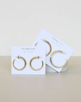 Everyday Gold Hoop Earrings - Medium