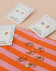 Cupcake Enamel Flat Back Kids Earrings