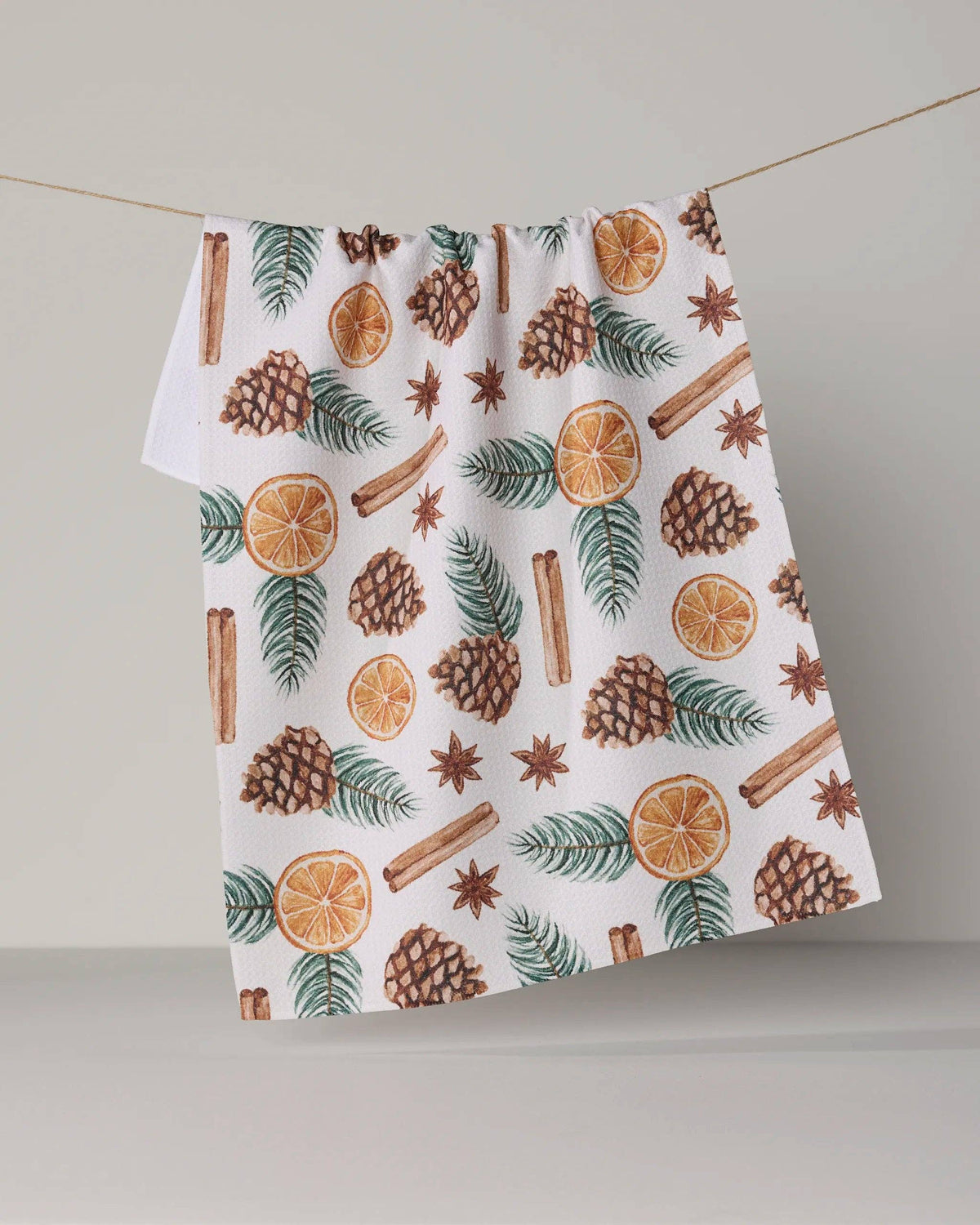 Simmer Pot - Geometry Kitchen Tea Towel - Holiday 2026
