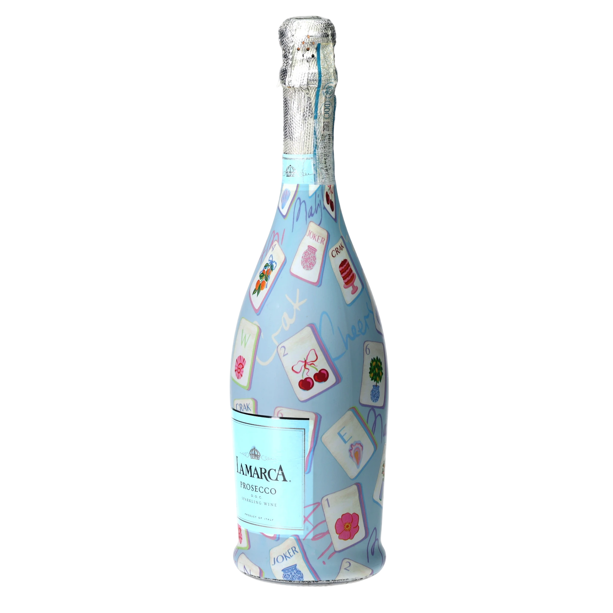 Beau Bottles Pastel Blue Mahjong - Prosecco Collection