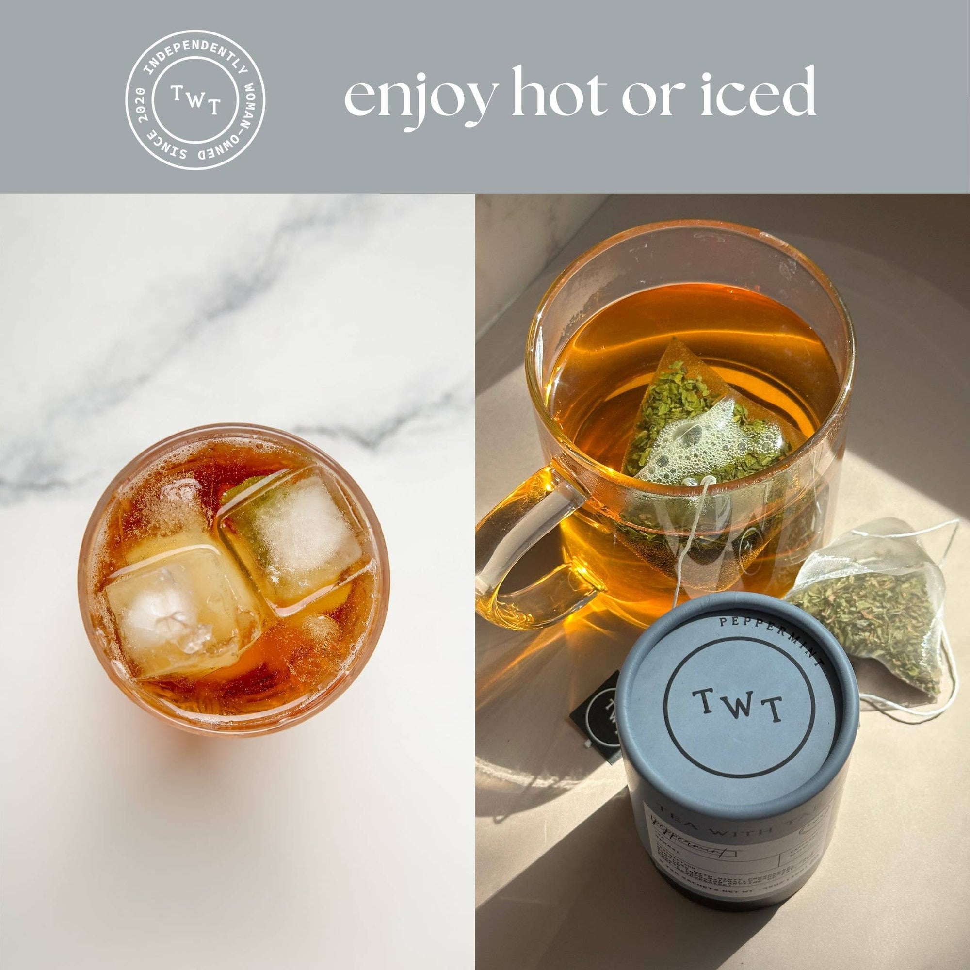 Peppermint Herbal Mini Tea Tube Gift