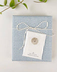 Orange pumpkin autumn mini enclosure notecard