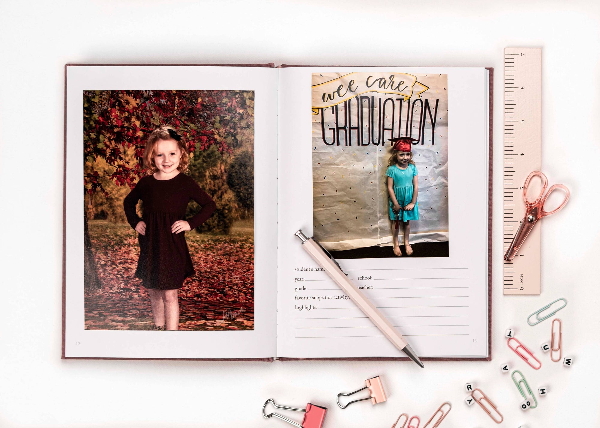 School Memory Book | Durable School Photo Book