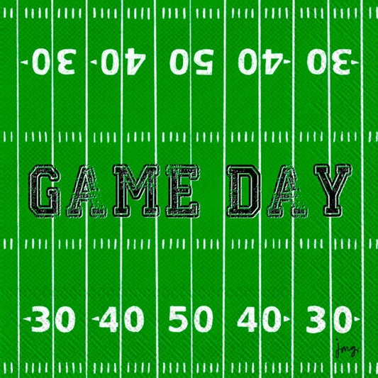 Field Football Paper Cocktail Napkins