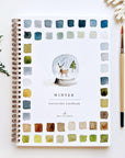 Winter watercolor workbook