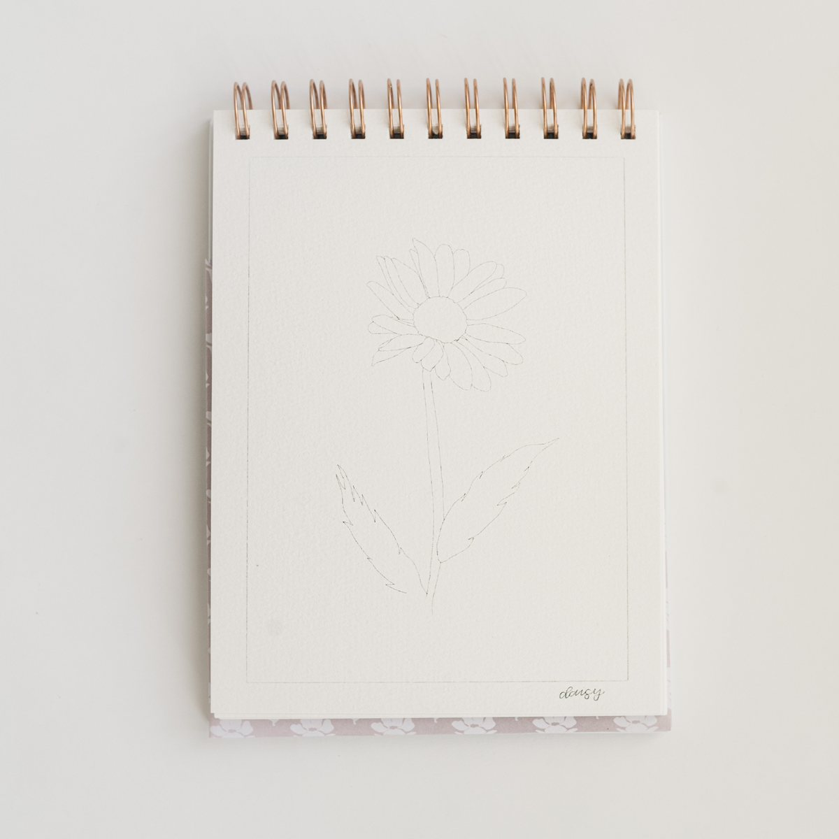 Flowers watercolor workbook