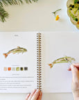 Camping watercolor workbook