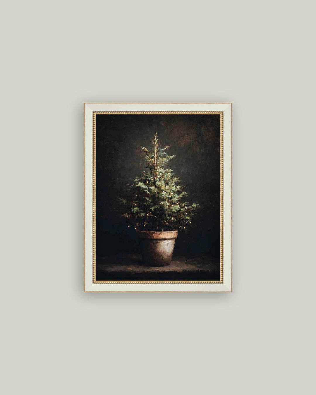 Potted Christmas Tree Art