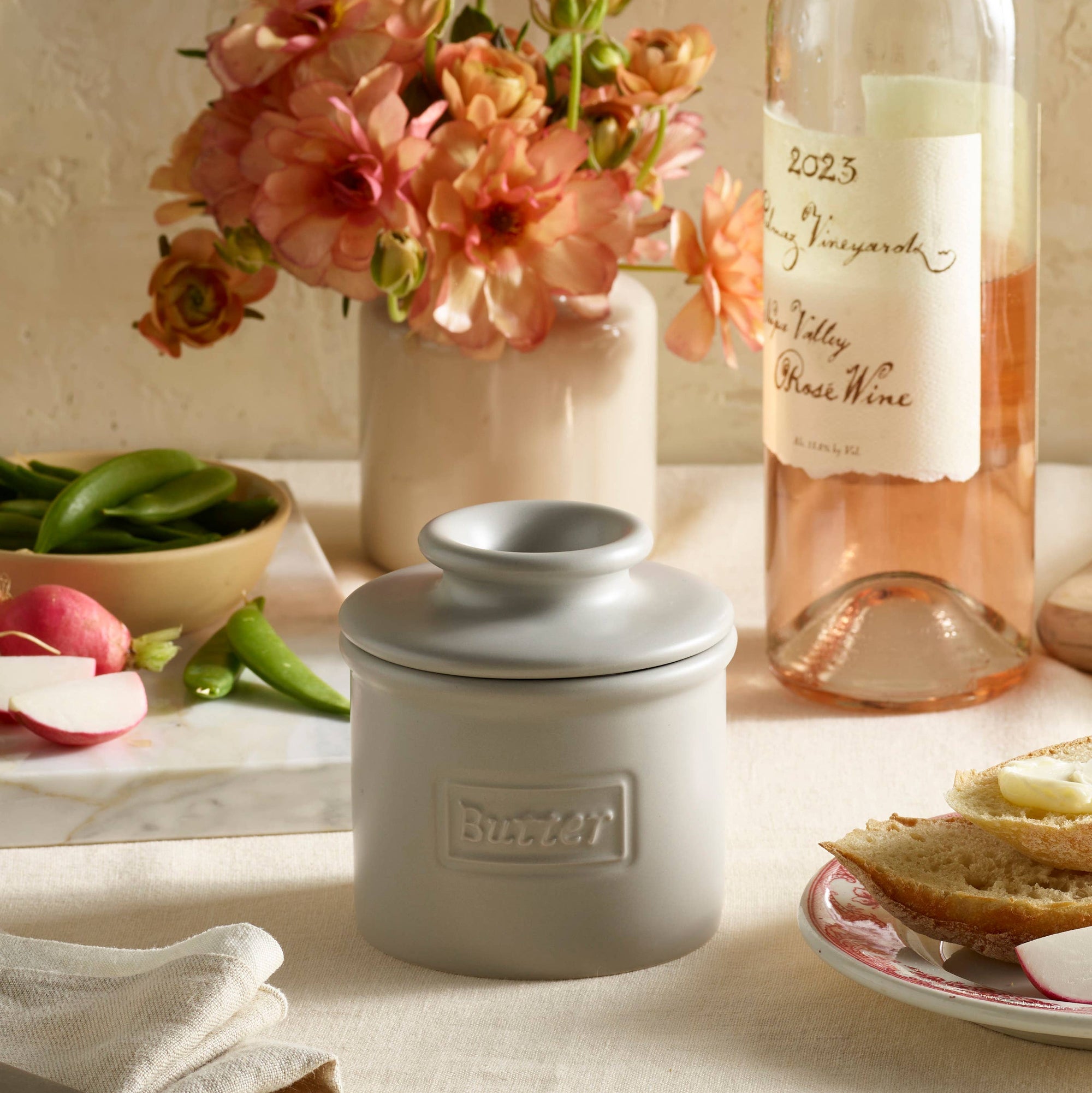 The Original Butter Bell® Crock - Cafe Matte Stone
