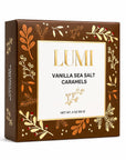 Fall Vanilla Sea Salt Caramels – Brown Box, 2 oz