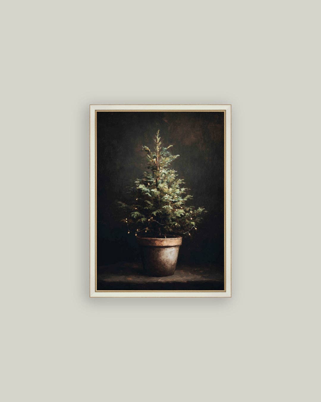 Potted Christmas Tree Art