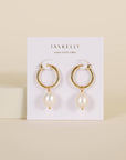 Pearl Drop - Gold Earrings